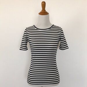 New J. Crew Perfect Fit Stripe Short Sleeve Tee Shirt